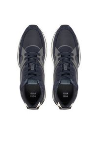 BOSS Sneakersy Jonah 50548782 Granatowy. Kolor: niebieski. Materiał: skóra #5