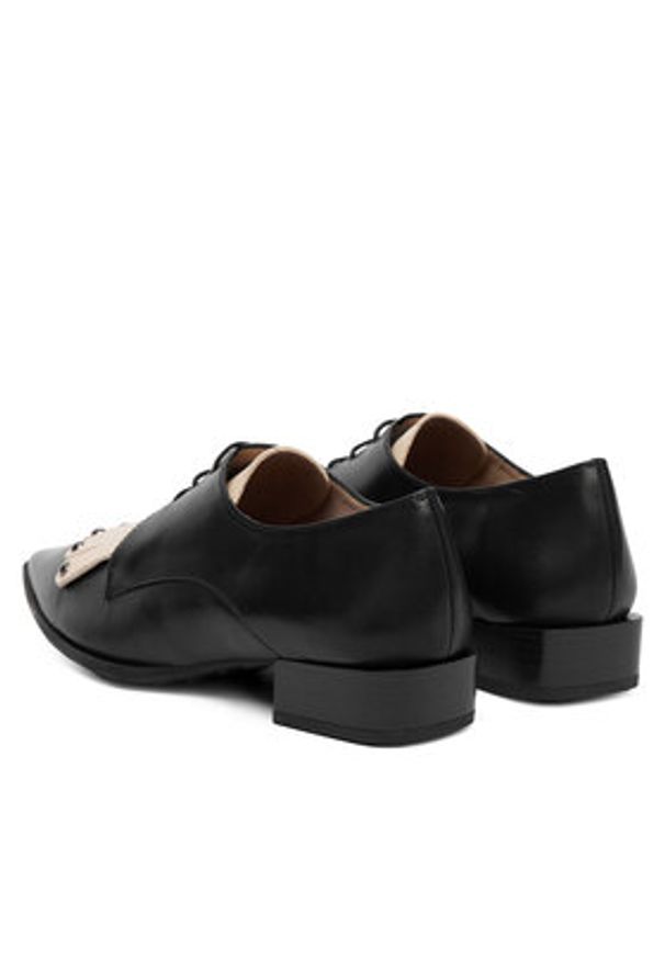 Hispanitas Oxfordy BHI254263 Czarny. Kolor: czarny. Materiał: skóra