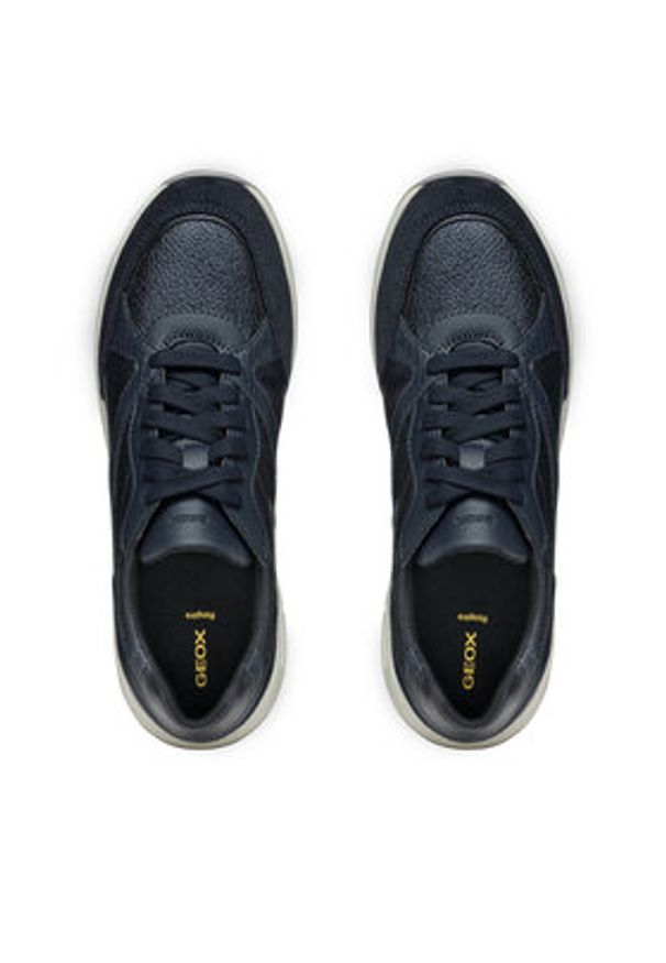Geox Sneakersy D Bulmya D46NQA 02N22 C4064 Granatowy. Kolor: niebieski. Materiał: skóra