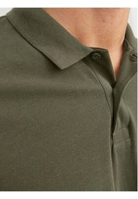 Jack & Jones Polo Basic 12136516 Zielony Slim Fit. Typ kołnierza: polo. Kolor: zielony. Materiał: bawełna #7