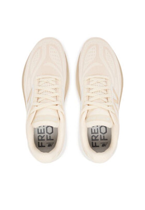 New Balance Buty do biegania More V6 WMORLB6 Beżowy. Kolor: beżowy. Materiał: materiał