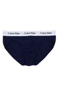 Calvin Klein Underwear - Slipy (3-pack). Kolor: wielokolorowy. Materiał: bawełna, dzianina, elastan. Wzór: gładki #5