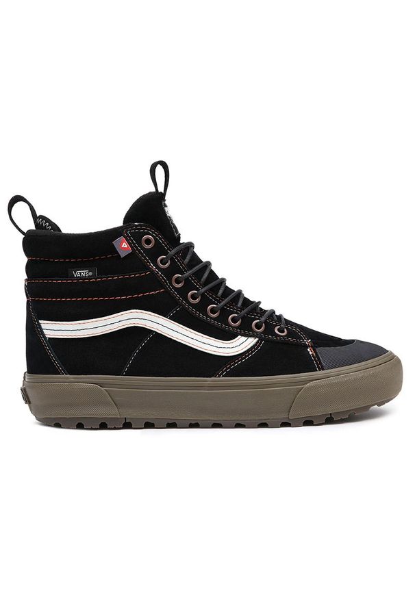 Buty Vans Sk8-Hi MTE-2 VN0A5KYCZF51 - czarne. Kolor: czarny. Materiał: guma, syntetyk, zamsz, materiał, skóra. Szerokość cholewki: normalna. Technologia: Primaloft. Sezon: jesień. Model: Vans SK8