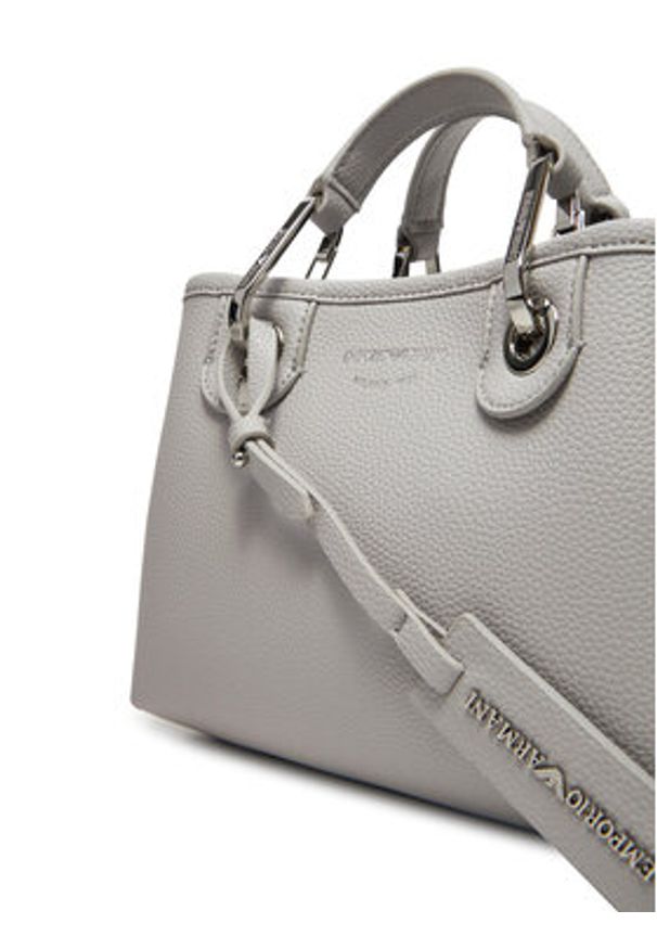 Emporio Armani Torebka EW000382 AF12036 M8118 Szary. Kolor: szary. Materiał: skórzane