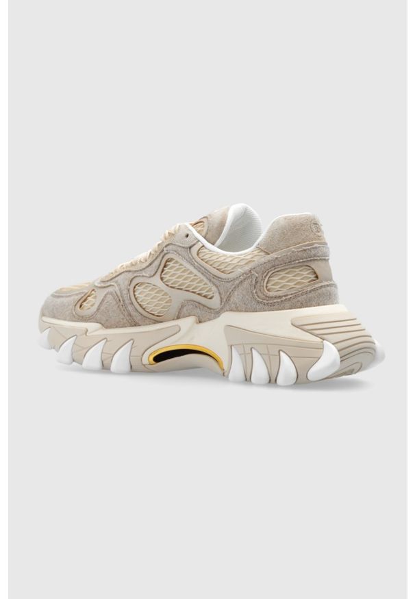 Balmain - BALMAIN Beżowe sneakersy B-EAST, Rozmiar 41. Kolor: beżowy