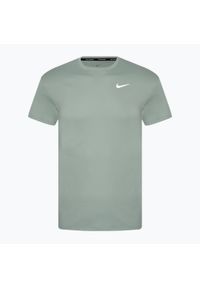 Koszulka do biegania męska Nike Miler Dri-Fit UV. Kolor: zielony. Technologia: Dri-Fit (Nike)