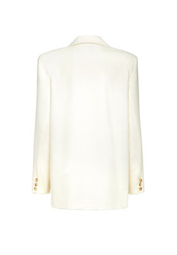 MVP Wardrobe Marynarka MVPE3GI021.0TE0138 Écru Regular Fit. Materiał: syntetyk