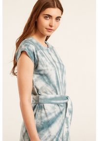 Etam Koszula nocna damska. Kolor: niebieski. Materiał: materiał. Długość: krótkie #5