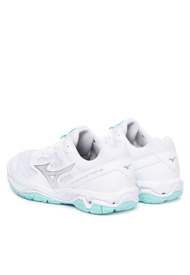 Mizuno Buty halowe Wave Phantom 3 X1GB2260 Biały. Kolor: biały. Materiał: skóra. Model: Mizuno Wave