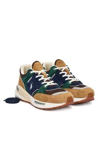 Polo Ralph Lauren Sneakersy Trackstr 250 809973978001 Brązowy. Kolor: brązowy. Materiał: zamsz, skóra #3