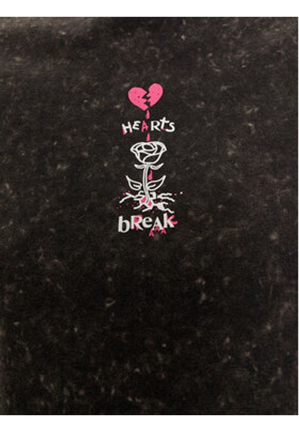 Vans T-Shirt Heartbreaker Crew Crop Ii VN000GJZ Czarny Regular Fit. Kolor: czarny. Materiał: bawełna