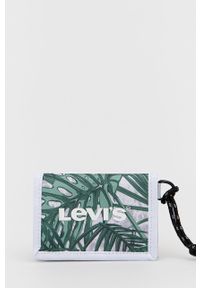 Levi's® - Levi's portfel kolor zielony. Kolor: zielony. Materiał: materiał, włókno