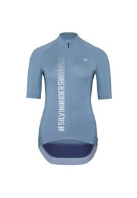Silvini - Koszulka rowerowa (z krótkim rękawem) damska SILVINI Women Jersey MAZZANA. Kolor: niebieski. Materiał: jersey. Długość rękawa: krótki rękaw. Długość: krótkie. Sport: kolarstwo #1