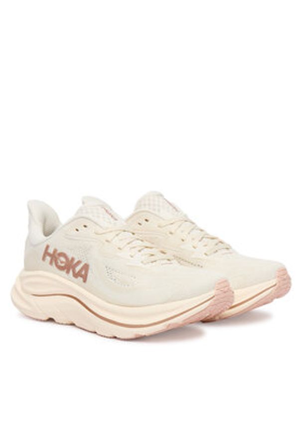 HOKA - Hoka Buty do biegania Clifton 10 1162031 Écru. Materiał: materiał