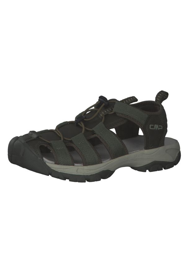 Sandały męskie, CMP Sahiph Hiking Sandal. Kolor: czarny, zielony, wielokolorowy. Materiał: guma, syntetyk, tkanina, materiał