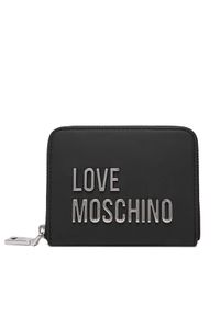 Love Moschino - Duży Portfel Damski LOVE MOSCHINO. Kolor: czarny