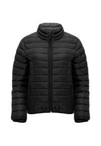 ROLY - Womens/Ladies Finland Slim Padded Jacket. Kolor: czarny. Materiał: puch. Sport: turystyka piesza #1
