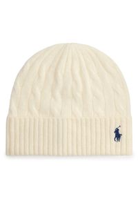 Polo Ralph Lauren Czapka 455981442003 Beżowy. Kolor: beżowy. Materiał: wełna #1