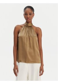 Marciano Guess Bluzka 5YGH26 9719Z Beżowy Regular Fit. Kolor: beżowy. Materiał: jedwab #1