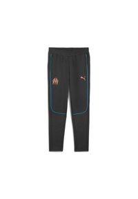 Puma - Spodnie dresowe OM Casuals 2024/25. Kolor: szary. Materiał: dresówka. Sport: piłka nożna #1