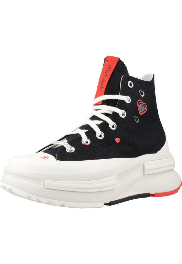 Trampki damskie Converse Run Star Legacy Cx Platform Y2k Heart. Kolor: czarny. Materiał: materiał. Obcas: na platformie. Sport: bieganie