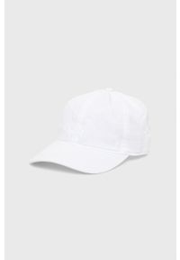 Helly Hansen czapka kolor czarny z aplikacją. Kolor: biały. Wzór: aplikacja
