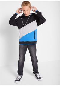 bonprix - Bluza z kapturem z czystej bawełny organicznej. Typ kołnierza: kaptur. Kolor: czarny. Materiał: bawełna #2