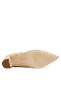 Lauren Ralph Lauren - LAUREN RALPH LAUREN Czółenka Kingad 802967743003 Beżowy. Kolor: beżowy. Materiał: skóra, zamsz