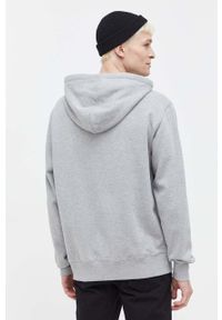 Dickies bluza bawełniana męska kolor szary z kapturem z nadrukiem. Typ kołnierza: kaptur. Kolor: szary. Materiał: bawełna. Wzór: nadruk #5