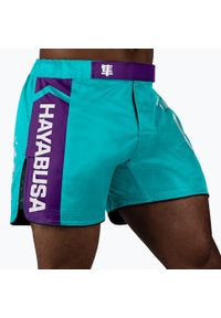 HAYABUSA - Spodenki treningowe męskie Hayabusa Icon Mid-Thigh MMA. Kolor: niebieski
