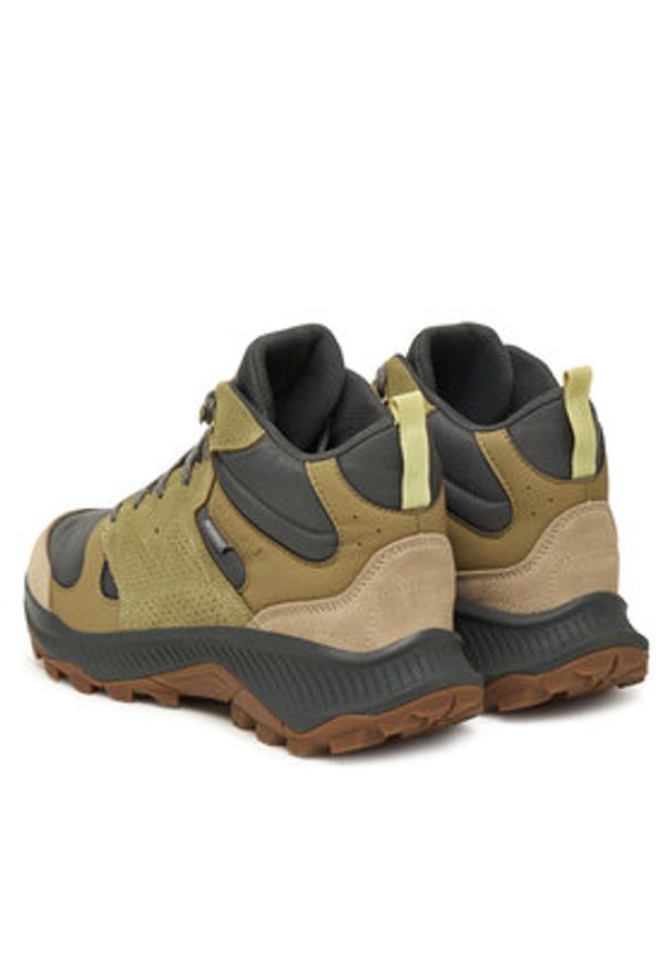 Merrell Trekkingi Tempo Sol Mid J038941 Zielony. Kolor: zielony. Materiał: zamsz, skóra. Sport: turystyka piesza