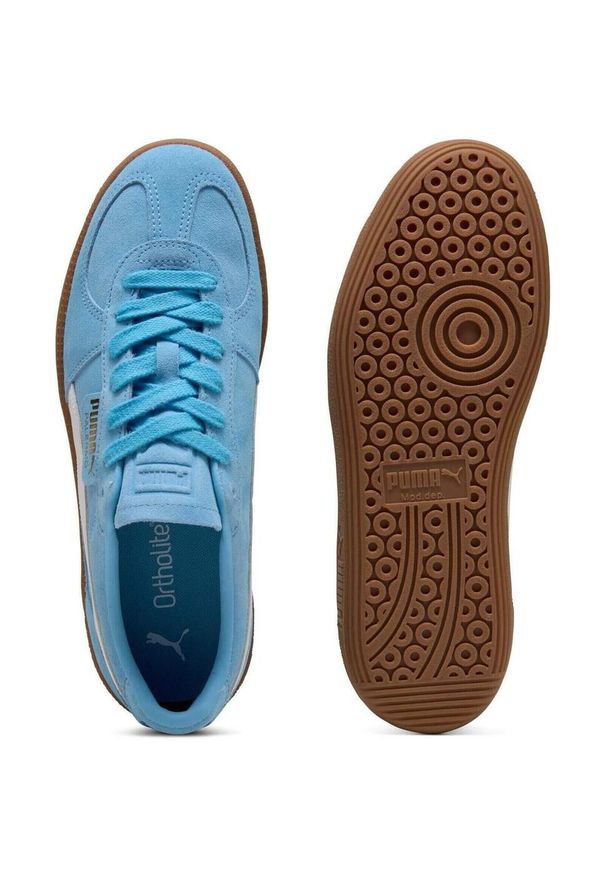 Buty do chodzenia męskie Puma Palermo. Kolor: niebieski. Materiał: skóra, materiał, syntetyk, tkanina, guma. Sport: turystyka piesza