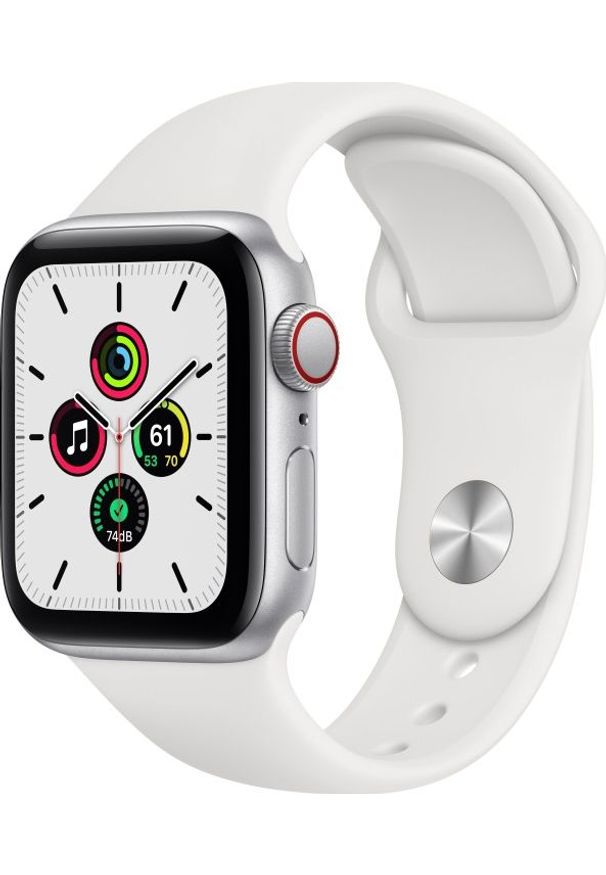 APPLE - Smartwatch Apple Watch SE GPS + Cellular 40mm Silver Alu White Sport Biały (MYEF2FD/A). Rodzaj zegarka: smartwatch. Kolor: biały. Styl: sportowy