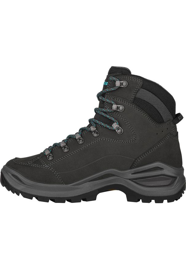 Buty trekkingowe damskie Lowa Renegade Evo Mid Gtx. Wysokość cholewki: za kostkę. Kolor: szary. Materiał: skóra. Szerokość cholewki: normalna