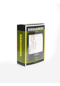 DSQUARED2 - Dsquared2 Bokserki "3-Pack" | DCXC60040 Trunk Tri-Pack | Mężczyzna | Biały. Kolor: biały. Materiał: elastan, bawełna