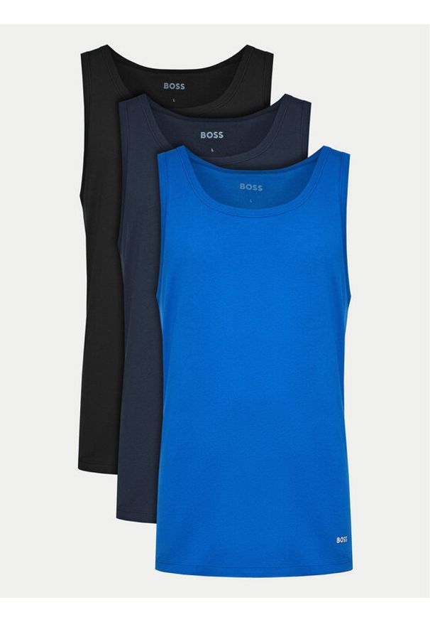 BOSS Komplet tank topów 50517863 Kolorowy Regular Fit. Materiał: bawełna. Wzór: kolorowy