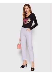 Guess Bluzka W2YI36 J1311 Czarny Slim Fit. Kolor: czarny. Materiał: bawełna #3