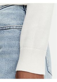 Tommy Jeans Sweter Flag DW0DW22930 Biały Regular Fit. Kolor: biały. Materiał: bawełna #4