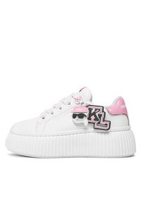 Karl Lagerfeld - KARL LAGERFELD Sneakersy KL42376V Biały. Kolor: biały #4