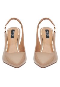 Nine West Szpilki CD23029-2 Beżowy. Kolor: beżowy. Materiał: syntetyk, materiał. Obcas: na szpilce #4
