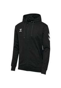 Bluza z kapturem i zamkiem błyskawicznym Hummel GO 2.0. Typ kołnierza: kaptur. Kolor: czarny #1