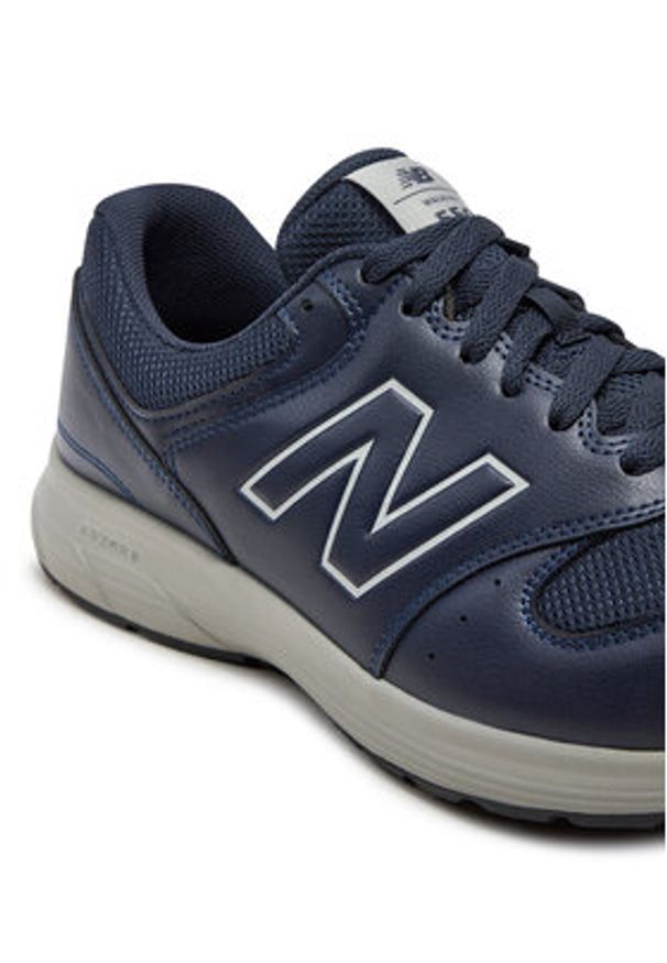 New Balance Sneakersy 550 v4 MW550AN4 Granatowy. Kolor: niebieski. Materiał: skóra