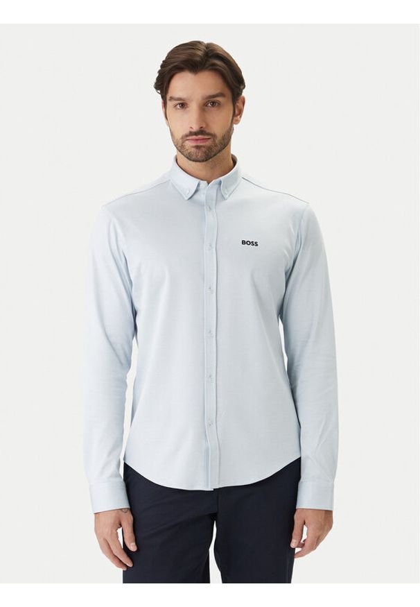 BOSS Koszula ST Motion 50555946 Błękitny Regular Fit. Kolor: niebieski. Materiał: bawełna