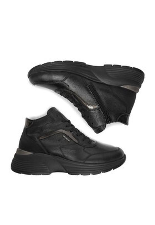 Remonte Sneakersy CEO-D6683-03 Czarny. Kolor: czarny. Materiał: skóra