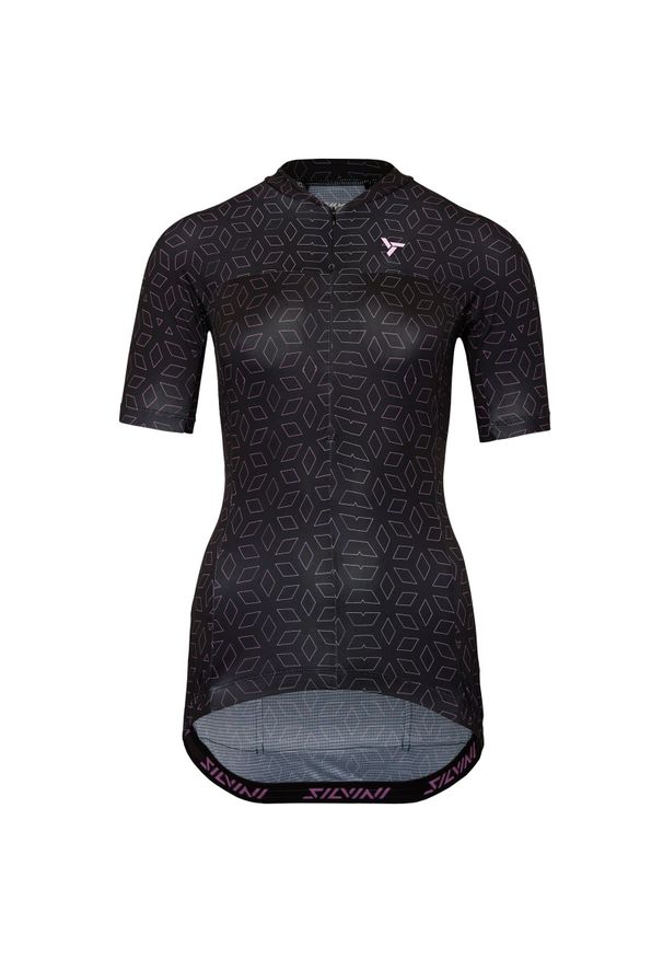 Silvini - Koszulka rowerowa (z krótkim rękawem) damska SILVINI Women Jersey CATIRINA. Kolor: czarny. Materiał: jersey. Długość rękawa: krótki rękaw. Długość: krótkie