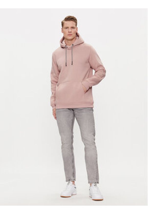 Brave Soul Bluza MSS-628SCHIZOIDG Różowy Straight Fit. Kolor: różowy. Materiał: syntetyk