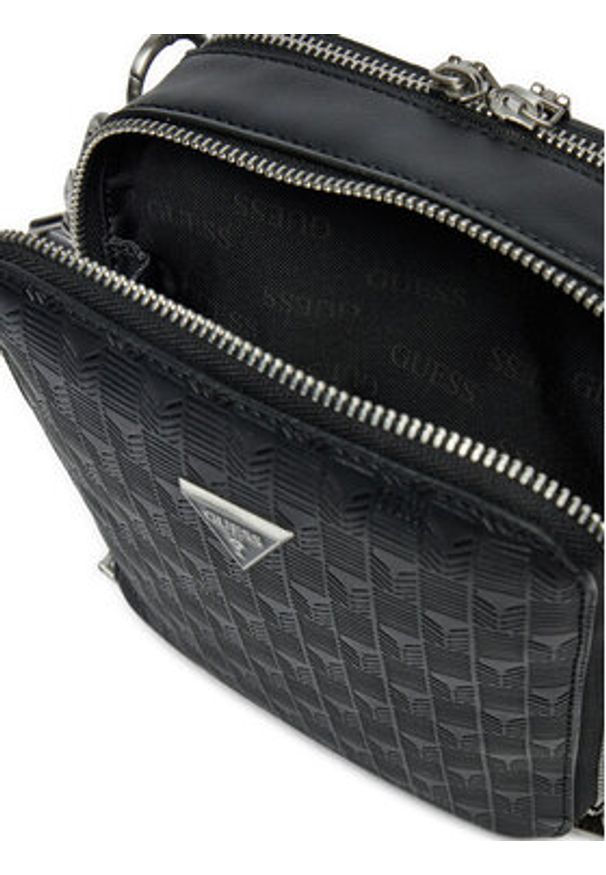 Guess Saszetka HMTODE P5153 Czarny. Kolor: czarny. Materiał: materiał