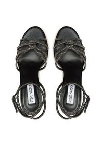 Steve Madden Sandały Kailyn-R SM11003078 Czarny. Kolor: czarny. Materiał: materiał #4