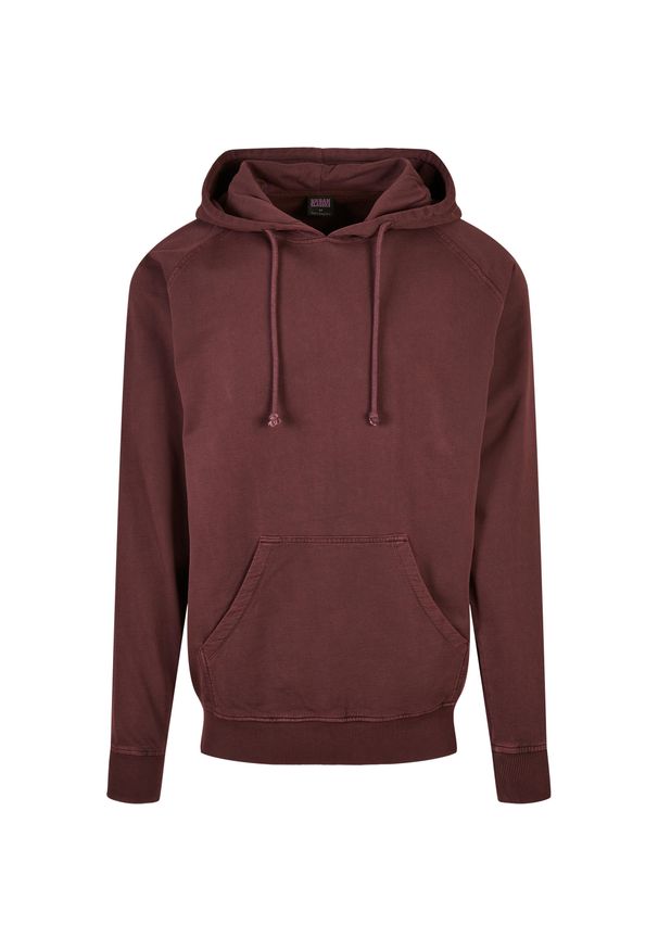 Bluza z kapturem Urban Classics overdyed. Typ kołnierza: kaptur. Kolor: czerwony, wielokolorowy, brązowy