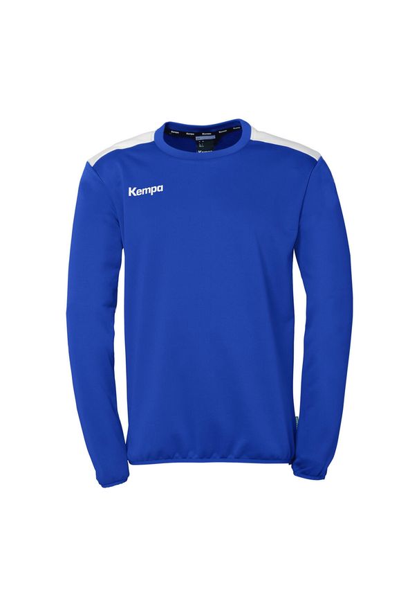 KEMPA - Bluza Kempa Emotion 27. Kolor: biały, niebieski, wielokolorowy. Wzór: napisy. Sport: piłka ręczna